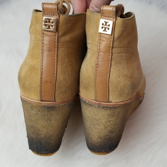 Tory Burch Suede Ankle Boots 10M - Picture 5 of 8